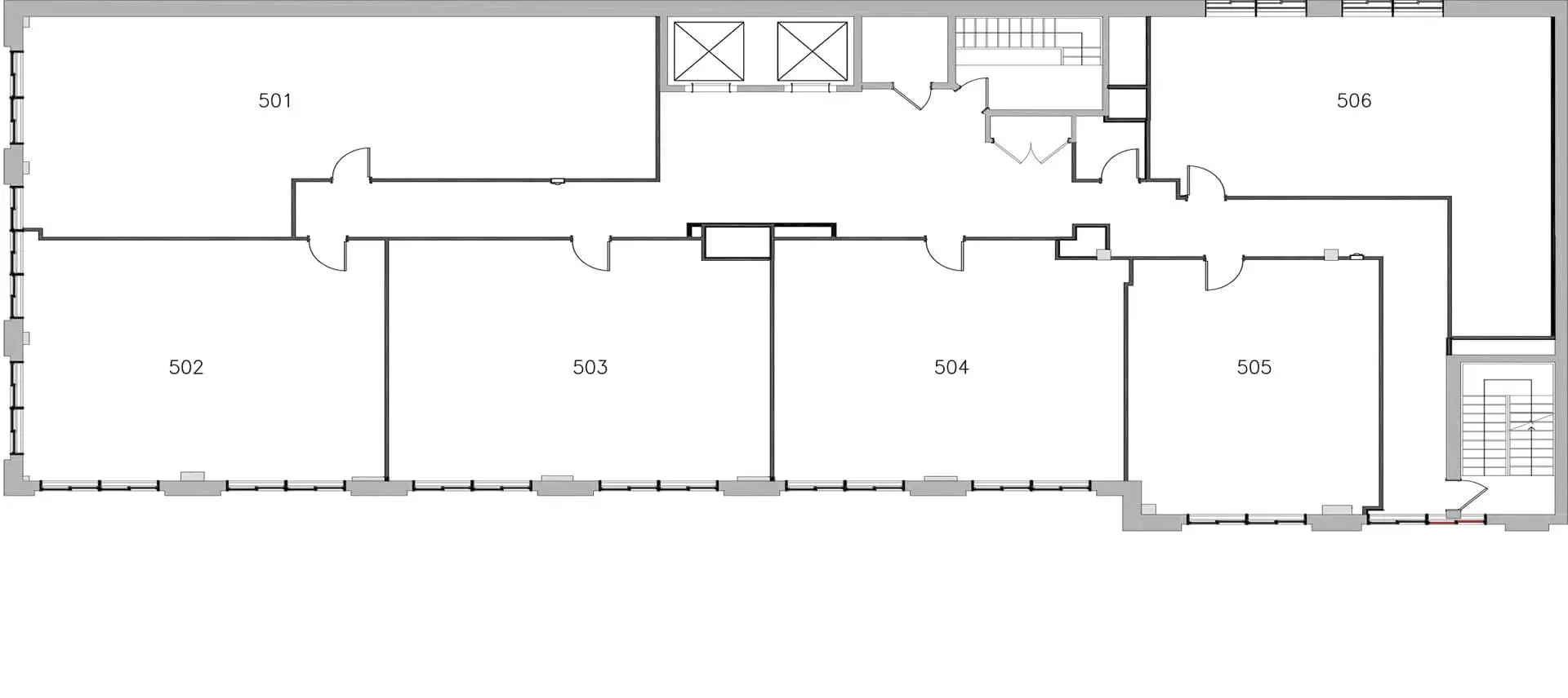 5th Floor floor plan